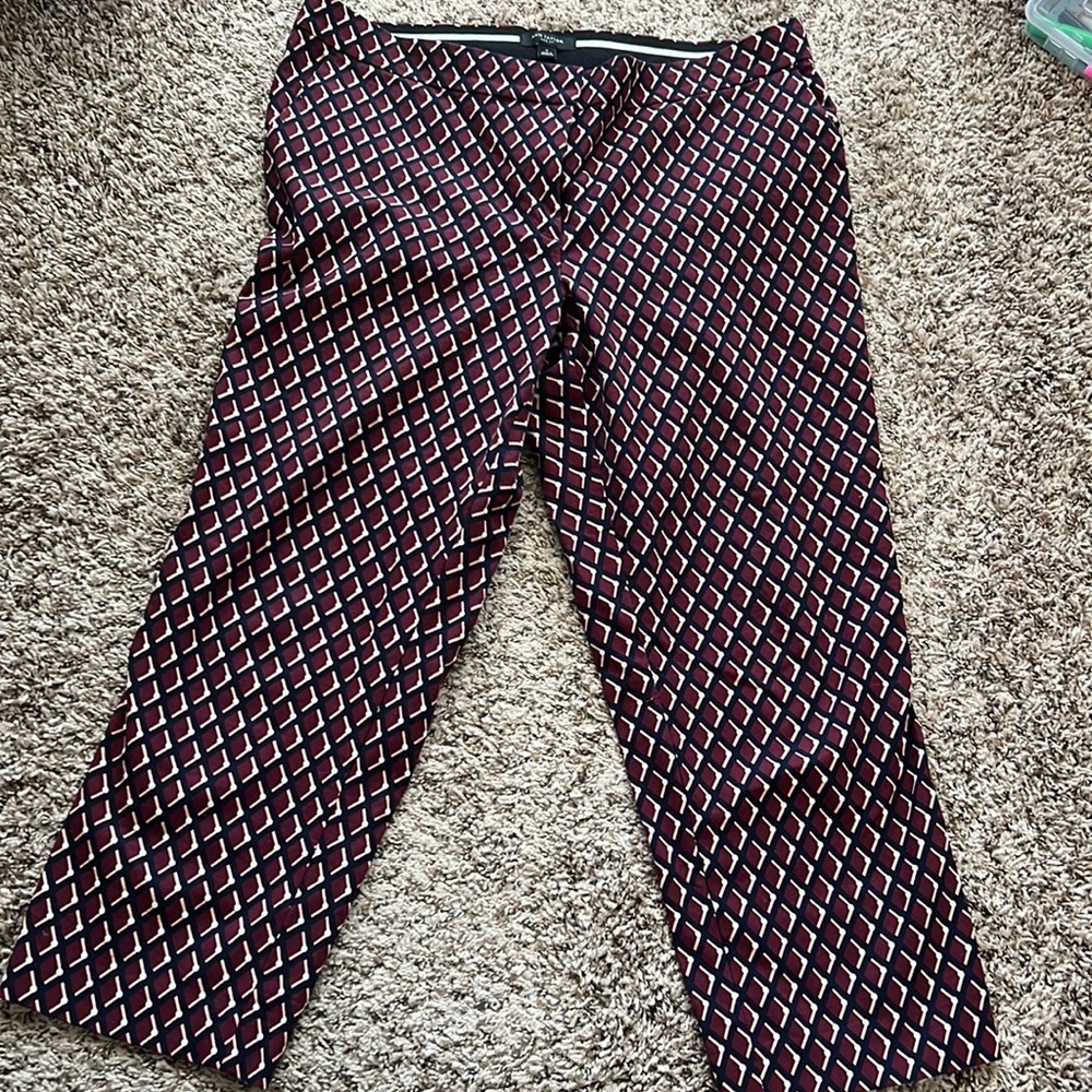 Ann Taylor Kate Fit dress crop pants size 16